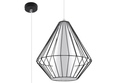 Lampe suspendue DEMI noir