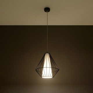 Lampe suspendue DEMI noir