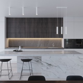 Lampe suspendue LAGOS 1 blanc