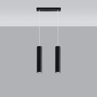 Lampe pendante LAGOS 2 noir
