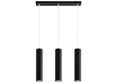 Lampe suspendue LAGOS 3L noir
