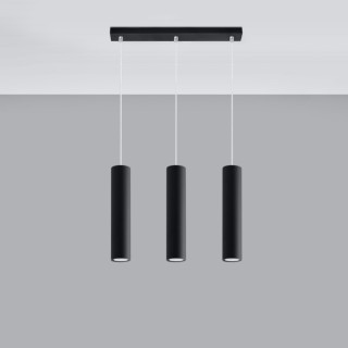 Lampe suspendue LAGOS 3L noir