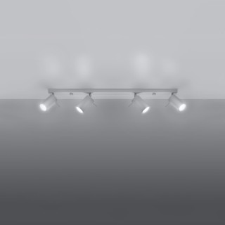 Plafonnier RING 4L blanc