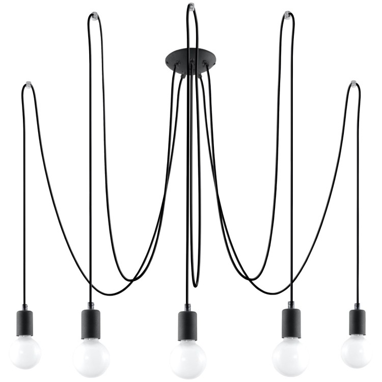 Lustre EDISON 5 noir