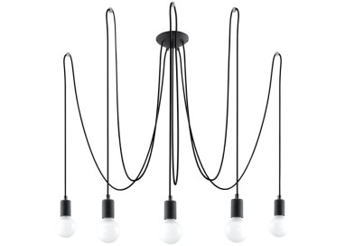 Lustre EDISON 5 noir