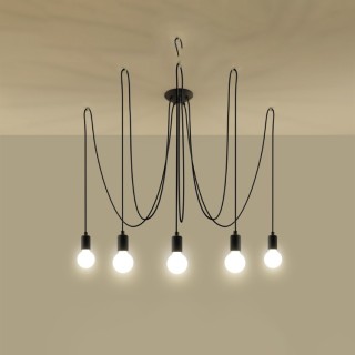 Lustre EDISON 5 noir