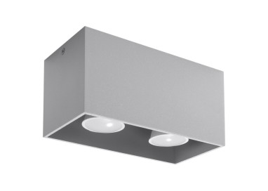 Plafonnier QUAD gris