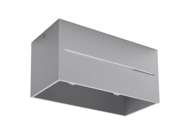 Plafonnier LOBO 2 gris
