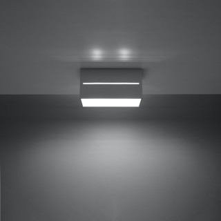 Plafonnier LOBO 2 gris