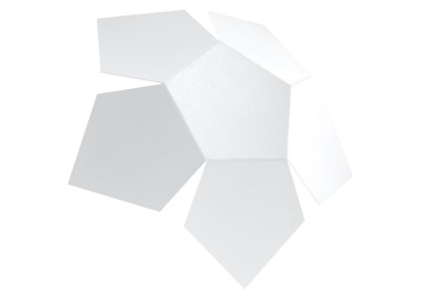 Applique PENTA blanc