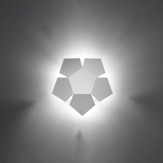 Applique PENTA blanc