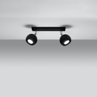 Plafonnier OCULARE 2 noir