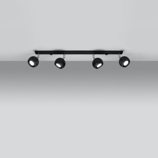 Plafonnier OCULARE 4L noir