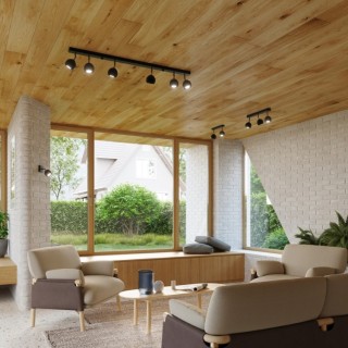 Plafonnier OCULARE 4L noir