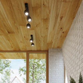 Plafonnier OCULARE 4L noir