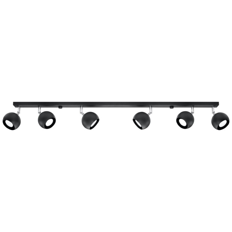 Plafonnier OCULARE 6L noir