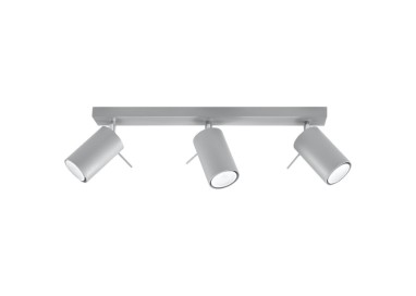 Plafonnier RING 3 gris