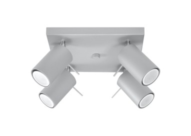 Plafonnier RING 4 gris