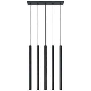 Lampe pendante PASTELO 5 noir