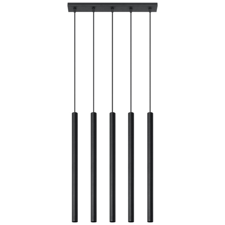 Lampe pendante PASTELO 5 noir
