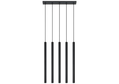 Lampe pendante PASTELO 5 noir