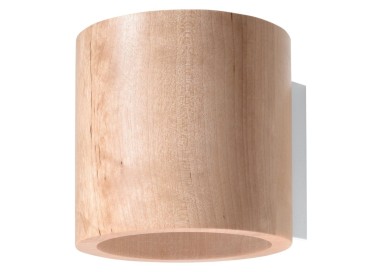 Applique ORBIS bois naturel