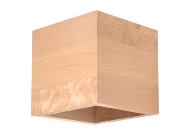 Applique QUAD en bois naturel