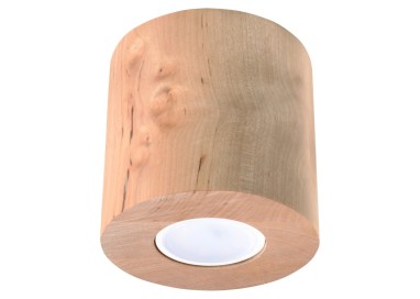 Plafonnier ORBIS bois naturel