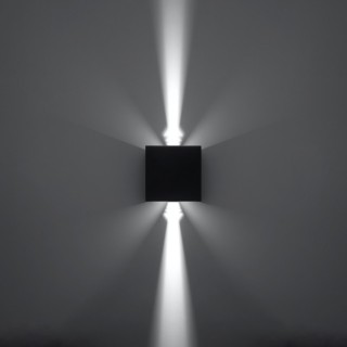 Applique LUCA noir LED IP54