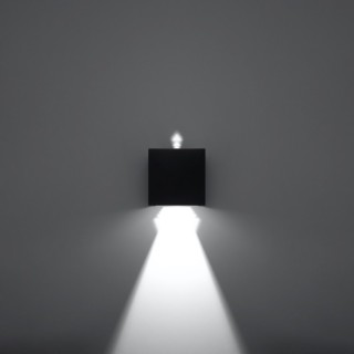 Applique LUCA noir LED IP54