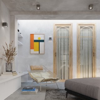 Plafonnier QUAD 1 anthracite