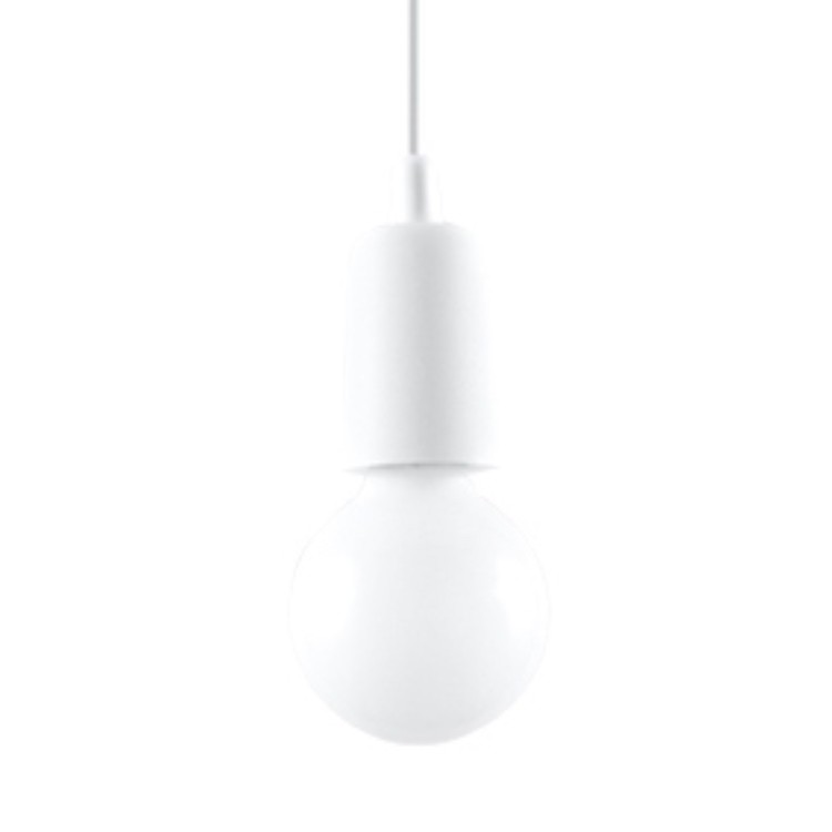 Lampe suspendue DIEGO 1 blanc