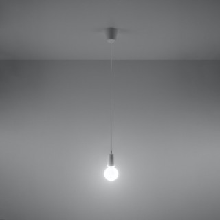 Lampe suspendue DIEGO 1 blanc