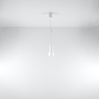 Lampe suspendue DIEGO 1 blanc
