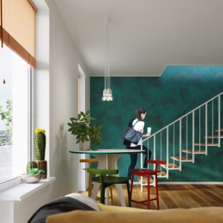 Lampe suspendue DIEGO 3 blanc