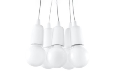Lampe suspendue DIEGO 5 blanc
