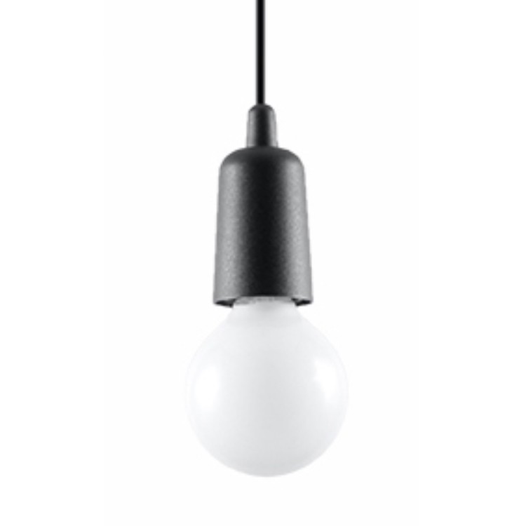 Lampe pendante DIEGO 1 noir