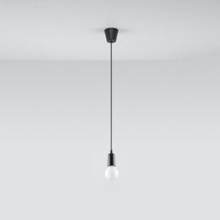 Lampe pendante DIEGO 1 noir