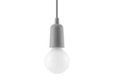 Lampe suspendue DIEGO 1 gris
