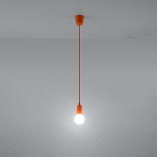 Lampe pendante DIEGO 1 orange