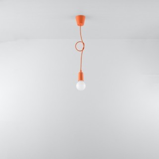 Lampe pendante DIEGO 1 orange