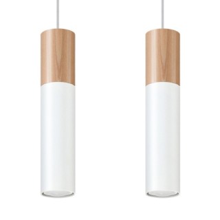 Lampe pendante PABLO 2 blanc