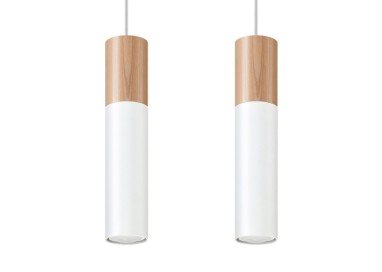 Lampe pendante PABLO 2 blanc