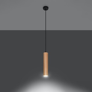 Lampe suspendue LINO bois