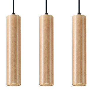 Lampe suspendue LINO 3 bois