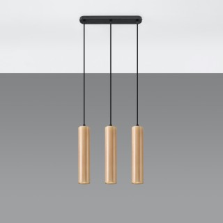 Lampe suspendue LINO 3 bois