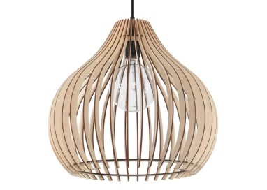 Lampe suspendue APRILLA bois