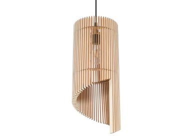 Lampe pendante ALEXIA en bois