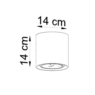 Plafonnier CULLO béton