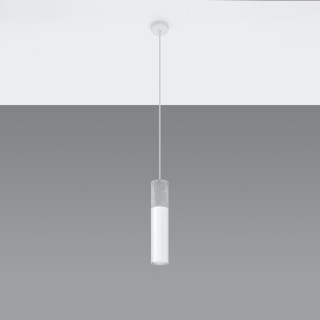 Lampe pendante BORGIO 1 blanc